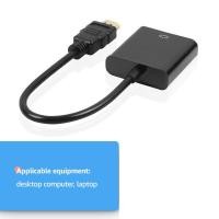 ราคา สายแปลงสัญญาณ hdmi to vga หัวแปลง vga หัวแปลง HDMI to VGA Converter 1080P ตัวแปลงสัญญาณภาพจาก HDMI เป็น VGA A 051 (11357051974)