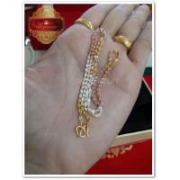 ราคา ใหม่ สร้อยคอสามกษัตริย์ ลายดิสโก้บิดเกลียว ชุบทองแท้ 24 K น้ำหนัก 1 สลึง ความยาว 18 นิ้ว และ 24 นิ้ว (630750543)