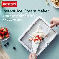 ราคา Petrus PET035 เครื่องทำไอศครีม เด็กบ้านไอศกรีมรีล อาหารเกรดสแตนเลส โฮมเมดโยเกิร์ตแช่แข็งกระเช้าดอกไม้ (3049008467)