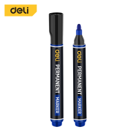 ราคา Deli ปากกาเคมี 1 8 มม ปากกามาร์คเกอร์ ปากกากันน้ำ แห้งเร็ว กันน้ำ เขียนติดทนทาน ลบไม่ได้ อุปกรณ์สำนักงาน Permanent Marker (19242576855)