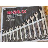 ราคา ชุดประแจ SOLO ชุดประแจแหวนข้างปากตายชุดประแจ Solo เหล็ก CR V โซโล 11 ตัวชุด รุ่น 811 11 ของแท้ 100 Solo แท้ (12815609713)