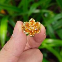 ราคา แหวนพลอยบุษราคัมน้ำทองบางกะจะ Yellow Sapphire เรือนเงินแท้ 92 5 ชุบทอง ไซด์นิ้ว53 หรือเบอร์ 6 5 US (7652018121)