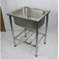 ราคา C HOME อ่าง อ่างล้างจาน ซิงค์ล้างจาน อ่างซิงค์สแตนเลส อ่างล้างจาน 1 หลุมพร้อมขา ตัวขาอ่างมีที่พัก ขนาด60x48ลึก20cmและลึก25cm พร้อมส่ง (16012218056)