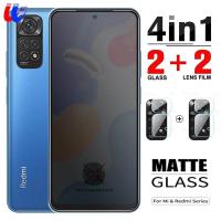 ราคา 4in1 9H 10D Matte สำหรับ Xiaomi Redmi Note 11 11S Redmi Note 11 Pro 5G กระจกเทมเปอร์คลุมทั้งหมดปกป้องหน้าจอกล้องด้านหลังฟิล์มเลนส์ Redmi Note 11 Pro 5G (12877320766)