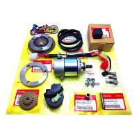 ราคา ชุดแปลงสตาร์ทมือ ชุดสตาร์ทมือ ไม่ต้องกลึงจานไฟ HONDA sonic 125 โซนิค ครบชุดไม่ต้องเปลี่ยนแม่เหล็ก (12389451140)