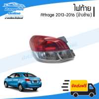 ราคา ไฟท้าย Mitsubishi Attrage 2013 2014 2015 2016 แอททราจ ข้างซ้าย BangplusOnline (14020502227)