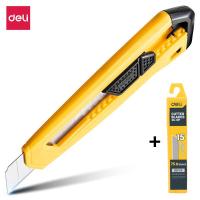 ราคา Deli คัตเตอร์ 18 มม คัตเตอร์เหล็กเล็ก มีดคัตเตอร์ ใบมีดคัตเตอร์เล็ก ใบมีดคัตเตอร์ ใบมีด อุปกรณ์สำนักงาน Cutter (14256844073)