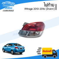 ราคา ไฟท้าย Mitsubishi Attrage 2013 2014 2015 2016 แอททราจ ข้างขวา BangplusOnline (14020298982)