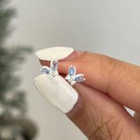 ราคา Suwann na shop ราคาต่อคู่ ต่างหู ต่างหูเงินแท้ ต่างหูเพชร ต่างหูผีเสื้อ ผีเสื้อ (14503241359)