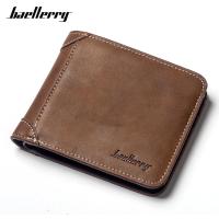 ราคา Baellerry Vintage Vintage Men S กระเป๋าสตางค์หนังแท้ยี่ห้อการ์ดสั้นผู้ชายกระเป๋าสตางค์คุณภาพสูงผู้ชายกระเป๋าเงินแบบบางสำหรับชาย (9693504181)