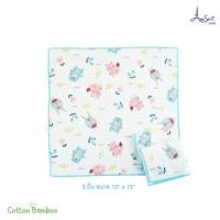 ราคา ผ้าเช็ดหน้าสาลู Amusant ขนาด 13 13 นิ้ว แพ็ค 3 ผืน (17797276038)
