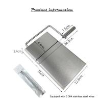 ราคา Stainless Steel Cheese Shredder Slicer Cheese Shredder Milk Butter Cutter Knife Plate Stainless Steel Wire Making Dessert Blade Kitchen Cooking Baking Tools Kitchen Accessories (9795576973)