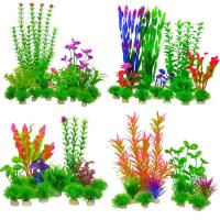 ราคา ส่งเร็ว ของตกแต่งตู้ปลา ของเล่นปลา ต้นไม้ตกแต่งตู้ปลา 5 10ต้น ต้นไม้พลาสติก ต้นไม้ปลอม ตกแต่งตู้ปลา พิพิธภัณฑ์สัตว์น้ำ 4 9cm สุ่มแบบ (13824530021)