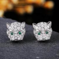 ราคา ต่างหูเพชรเต็มรูปเสือดาวสำหรับผู้หญิงต่างหูประดับหัวด้วยเพชรเพทายอเนกประสงค์แบบมีลักษณะเฉพาะตัว (18518980701)