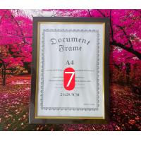 ราคา กรอบรูปA4 ขนาดa4 กรอบรูปสีดำ กรอบสีแดงอ่อน ด้านหน้าเป็นแผ่นพลาสติกใส (13522585787)