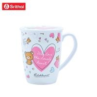 ราคา Srithai Melamine ชุดถ้วยหู ฝา เมลามีน ลาย Rilakkuma lovely heart CL 352 3 ขนาด 3 นิ้ว (16064956864)