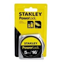 ราคา ตลับเมตร STANLEY รุ่น POWERLOCK 33 158 ขนาด 5 เมตร 16 ฟุต สีเงิน รุ่นยอดนิยม ราคาถูก ตลับเมตรชุบโครเมี่ยม Powerlock Tape Rule (18508135445)
