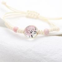 ราคา ใหม่เซรามิคลูกปัดสร้อยข้อมือคริสตัลลูกปัดสร้อยข้อมือแก้วลูกบอลดอกไม้แห้งสร้อยข้อมือคู่แฟนนักเรียนสร้อยข้อมือ (17205777368)