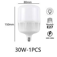 ราคา หลอดไฟ LED หลอดไฟ LED Bulbs สีขาว E27 20w 30w 50w 60w 80w LED LIGHT ประหยัดพลังงาน (14221041332)