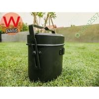 ราคา หม้อข้าวสนาม ขนาด 1 5 ลิตร หม้อหุงข้าว ลูกเสือ หม้อข้าวเดินป่า อุปกรณ์เดินป่า จัดโปรซื้อ5แถม1 (10781589348)