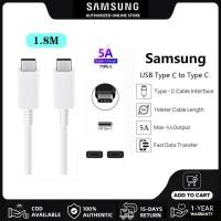 ราคา สายชาร์จ Samsung 1 8m 5A สายชาร์ทเร็วซัมซุง รองรับ45W 2 0ชาร์จเร็วสุด ของแท้ EP DX510 Cables Super Fast Charging USB C ถึง USB C สายข้อมูลสำหรับ S21 S22 S23 Ultra Note20 A80 A70 A71 5G (16087613901)