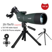 ราคา SVBONY SV28กล้องส่องทางไกลกำลังสูง15 45x50 20 60x60 25 75x70 20 60x80mm ซูมพร้อมอะแดปเตอร์โทรศัพท์และขาตั้งกล้องช่องมองภาพกันน้ำ Bak4ปริซึมกล้องโทรทรรศน์ตาเดียวสำหรับดูนกและดูดวงจันทร์ (17329655704)