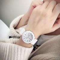 ราคา Geneva นาฬิกาแฟชั่นนาฬิกาข้อมือยางสีลูกอมสำหรับทุกเพศนาฬิกาควอตซ์ Relo สำหรับผู้หญิงขายตอนนี้ (17946412187)