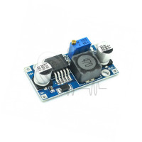 ราคา 999DIY LM2596 DC DC Adjustable Buck Converter step down แบบปรับได้ พร้อมโวลต์มิเตอร์ LED ตัวควบคุมแรงดันไฟฟ้า LM2596S DC DC step down module (19007741128)