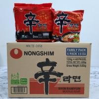 ราคา พร้อมส่ง ขายยกลัง ชินรามยอน 1ลัง 40ห่อ มาม่าเกาหลี SHIN RAMYUN บะหมี่ดำเกาหลี มาม่าเผ็ด รสเผ็ด 신라면 (18740697713)