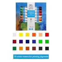 ราคา Winsor Newton ชุดสีน้ำ 12 18 24 36 สี 10ML หลอด วาดภาพวาด Pigment ชุดอุปกรณ์ศิลปะ (14214698228)