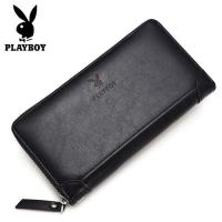 ราคา PlayBoy กระเป๋าสตางค์ผู้ชายหนังแท้กระเป๋าใส่เงินผู้ชายแบบยาวมีซิปคู่บล็อก RFID กระเป๋าใส่เหรียญปกหนังสือหนังสือเดินทางสำหรับผู้ชายที่ใส่บัตรเครดิต2022 (14585037209)