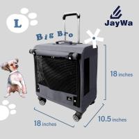 ราคา JAYWAกระเป๋าแมวล้อลาก กระเป๋าหมาล้อลาก กระเป๋าแมวใหญ่ เป๋าแมว2ตัว กระเป๋าแมวใหญ่ กระเป๋าสุนัขล้อลาก กระเป๋าแมว 4 ล้อหมุน360เป๋าแมวตาข่าย (7787560712)