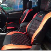 ราคา ส่งฟรี 1 คู่ หุ้มเบาะรถยนต์แบบสวมทับ คู่หน้า ลาย VIP 5D CHEVROLET COLORADO สีแดง ดำ RD BL LINE 2 ฟรี หุ้มเบลท์รถยนต์ 1 คู่ (15721249589)