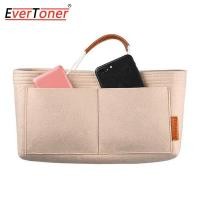 ราคา EverToner กระเป๋าใส่เงินผ้าสักหลาดใส่ Hand กระเป๋าจัดระเบียบกระเป๋ากระเป๋าจัดระเบียบพร้อมที่จับ (766676371)