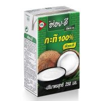 ราคา กะทิกล่อง อร่อยดี 250 มล หัวกะทิ 100 AROY D Coconut Milk 250 ML (17322760173)