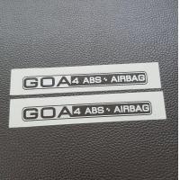 ราคา 1คู่ GOA 4ABS AIRBAG สติ๊กเกอร์ติดรถของเทียบ โตโยต้า ไทเกอร์ ไทเกอร์ D4D TOYOTA TIGER TIGER D4D SPORT CRUISER1998 2003 (9801652312)
