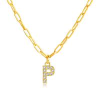 ราคา สร้อยคอตัวอักษรทอง18K Vnoxสร้อยคอตัวอักษรสร้อยคอตัวอักษรสีทองสร้อยคอเริ่มต้น (19093226300)