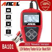 ราคา ANCEL เครื่องทดสอบแบตเตอรี่รถยนต์ BA101 12Vเครื่องมือวิเคราะห์โหลดระบบชาร์จ100 2000 CCA 220AH เครื่องทดสอบแบตเตอรี่รถยนต์เครื่องวิเคราะห์เซลล์ไม่ดีสำหรับรถยนต์ เรือ รถ SUV มืออาชีพ (10181118008)