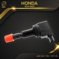 ราคา คอยล์จุดระเบิด HONDA JAZZ GD V TEC CITY ZX L15A ปี 2003 2008 ตรงรุ่น 100 SCH 003 SURES MADE IN JAPAN คอยล์หัวเทียน ฮอนด้า แจ๊ส ซิตี้ 30520 PWC 003 (17062188793)