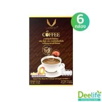 ราคา Donutt ลีฟเนส 3in1 กาแฟผสมถั่งเช่าและสารสกัดเห็ดหลินจือ 10 ซอง 6 กล่อง (15837735183)