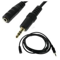 ราคา สาย 3 5mm Male to Female 1 5M Audio extension Cable AUX Cord Lead for headphone (516072567)