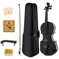 ราคา ไวโอลิน Violin Wood ไวโอลีน ไวโอลินไม้ คุณภาพสูง พรีเมี่ยม อุปกรณ์ครบชุด พร้อมกระเป๋าใส่ไวโอลิน ขนาด 4 4 สีน้ำตาลดำ (18160395160)