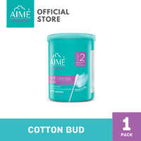 ราคา AIME Cotton Bud 100sticks เอเม่ คอตตอนบัตหัวกลม ก้านกระดาษนำเข้าจากญี่ปุ่น 1กล่อง 100ก้าน กล่อง (6106750695)