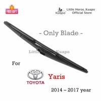 ราคา Kuapo ที่ปัดน้ำฝนด้านหลัง โตโยต้า ยาริส Toyota Yaris 2014 ถึง 2016 ปี ชุด ก้าน ยางใบมีด ฝาครอบน็อต ปัดน้ำฝน กระจก หลัง โตโยต้ายาริส (16924548203)