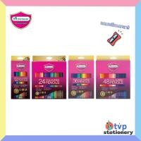 ราคา Master Art ดินสอสี สีไม้ มาสเตอร์อาร์ต Master art 12 24 36 48 สี ชนิด 1 หัว 1 กล่อง (18486542104)