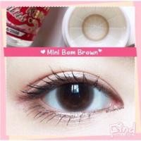 ราคา คอนแทคเลนส์ Mini Bom Brown Gray Black Kitty Kawaii ขนาดมินิ ธรรมชาติใส่ได้ทุกโอกาส (17510282101)