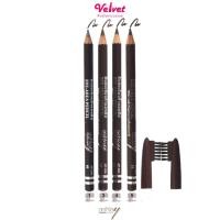 ราคา Ashley ดินสอเขียนคิ้ว Eye Area Pencil ดินสอเขียนคิ้วแอชลีย์ แปรง AP006 velvetcosme (518998270)