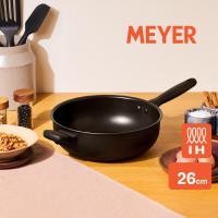 ราคา MEYER MIDNIGHT กระทะเชฟอเนกประสงค์ hard anodize ขนาด 26 ซม 4 3 ลิตร Chefs pan 85076 TE12 (15604483718)