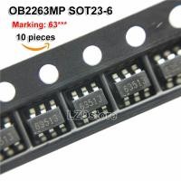 ราคา 10Pcs OB2263MP OB2263 SOT23 6 SOT 23 6pinเครื่องหมาย63 63513 63613 63D12 63D18 63T19 CurrentโหมดPWM controlle Power ManagementชิปICใหม่ (465400088)