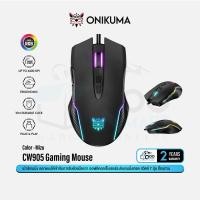 ราคา ONIKUMA CW905 Gaming Mouse เม้าส์เกมมิ่ง ออฟติคอลเซ็นเซอร์ระดับเกมมิ่งเกรด 6400 DPI แสงไฟ RGB Qoomart (10901996415)